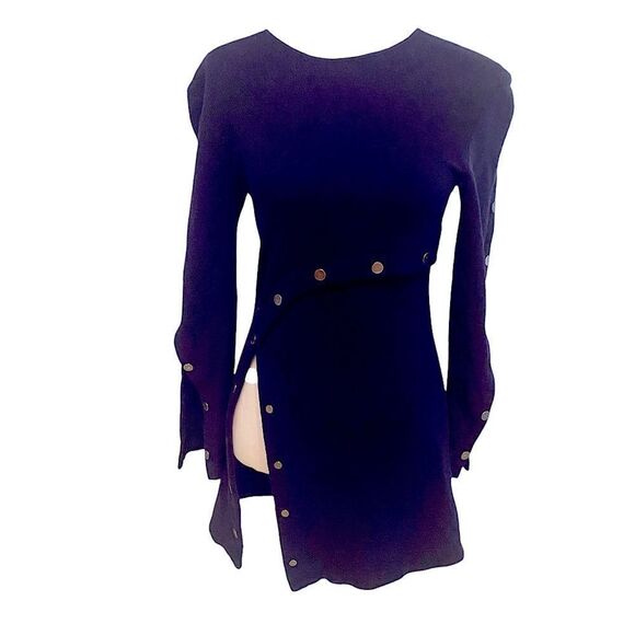 DEREK LAM Snapped Long Sleeve Tunic Size 4 - Picture 5 of 10
